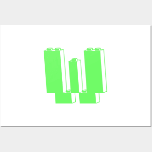 THE LETTER W, Customize My Minifig Posters and Art